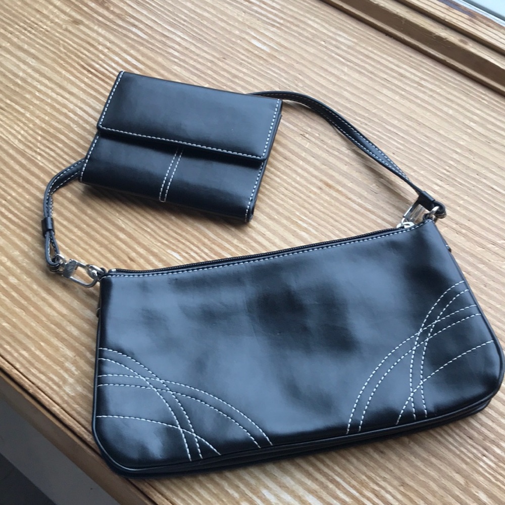 The limited small clutch and matching wallet